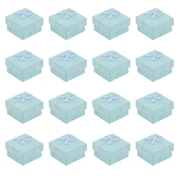 24 قطعة أكياس المجوهرات للبيع السائبة قلادة أساور زوجين المنظم صناديق المجوهرات الأنيقة هدية حقيبة للتخزين من الورق المقوى