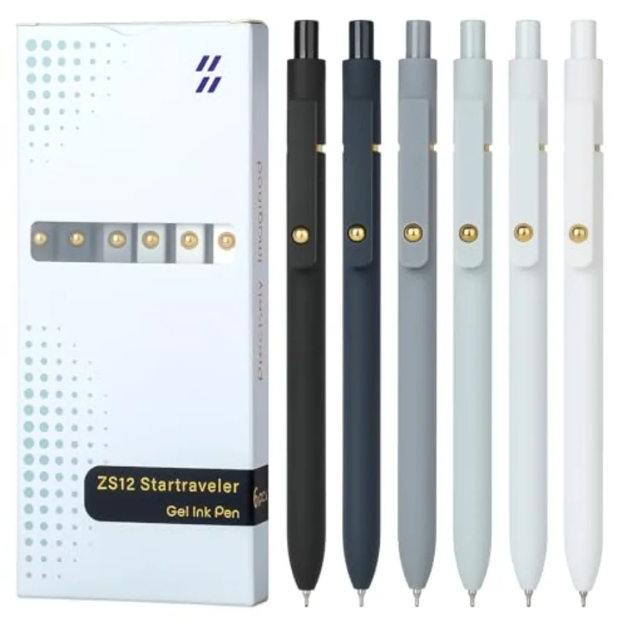 

Gel Pens, 0.7mm Quick Dry Ink, Fine Point Smooth Writing Pens, Office School Supplies, Gifts for Women Man