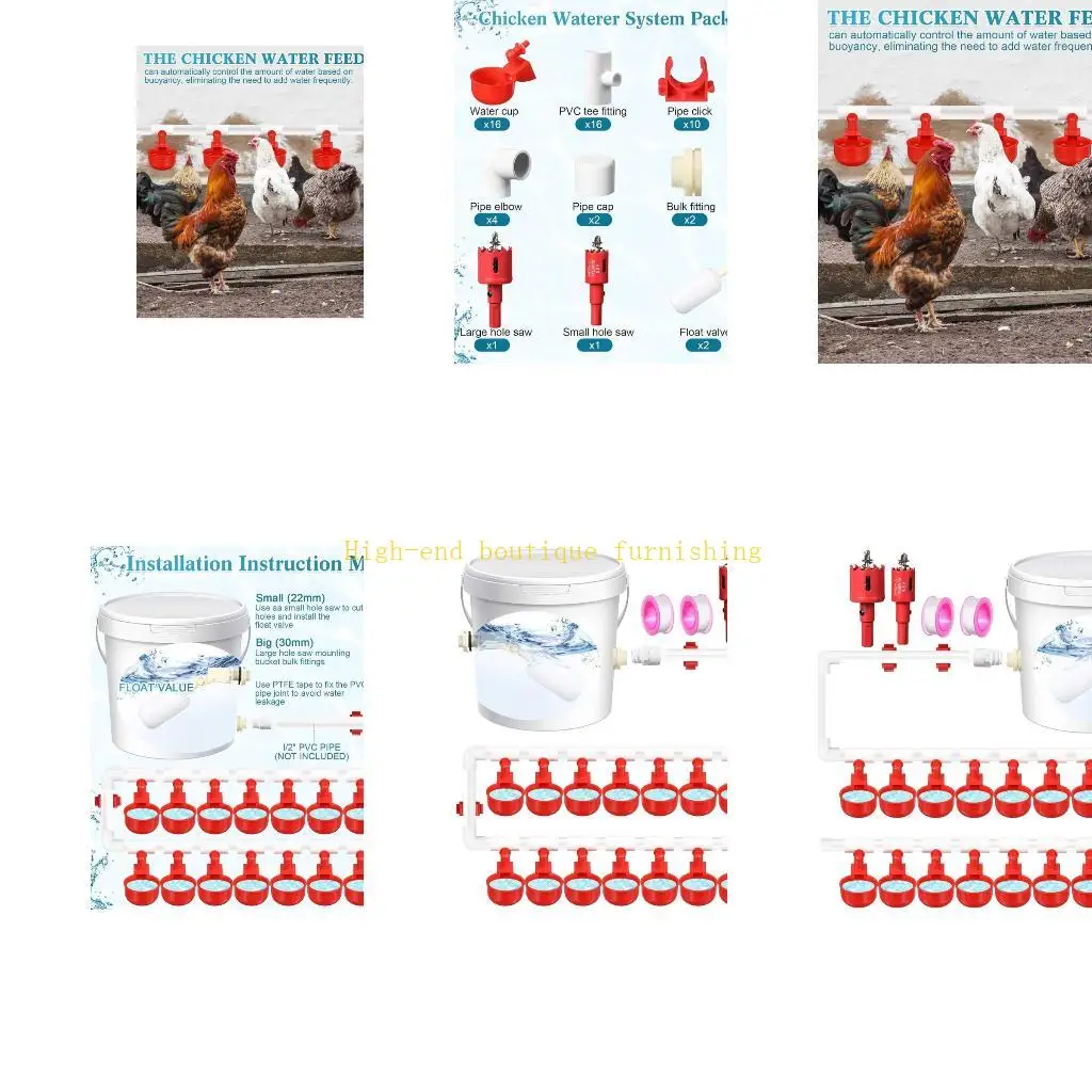 L9NB Automatic fluid distribution Package For Outdoor Poultry Housing