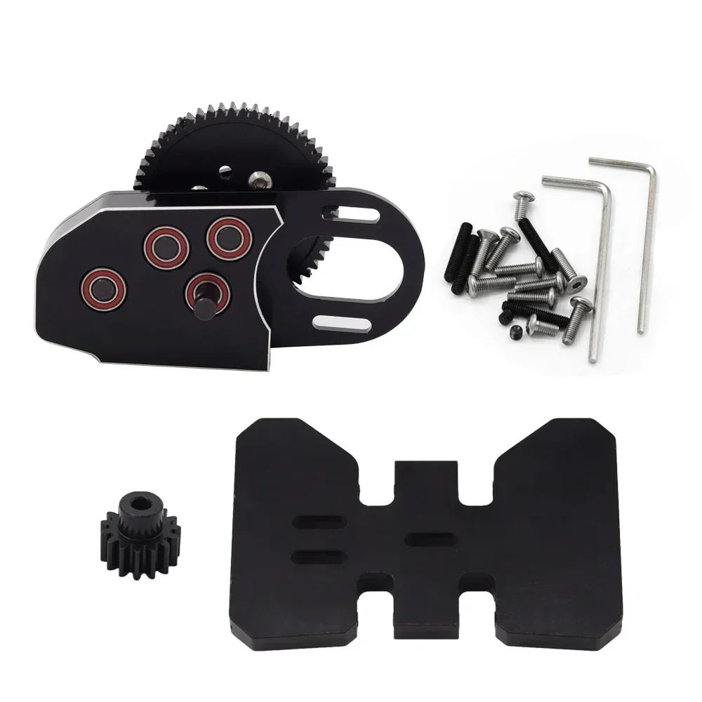 Caja de cambios baja, caja de transmisión media, engranaje Overdrive para 1/10 RC Crawler Axial SCX10 III II 90046 Capra TRX4, pieza de mejora