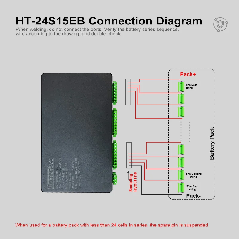 Active Equalizer Balancer4A 5A 7A 10A 15A 20A 4S 12S 24S Cells Balancer Lifepo4 Lipo LTO Battery Energy Capacitor Lithium Pack - view 5