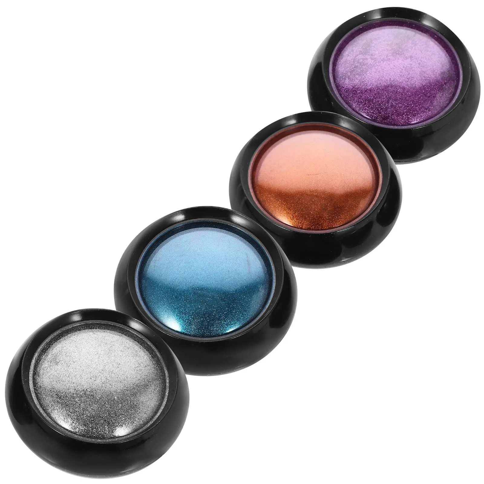 

4Pcs Nail Glitter Decors Stunning Designs Professional Salon Accessories No Special Skills Nail Glitter Manicure Decors