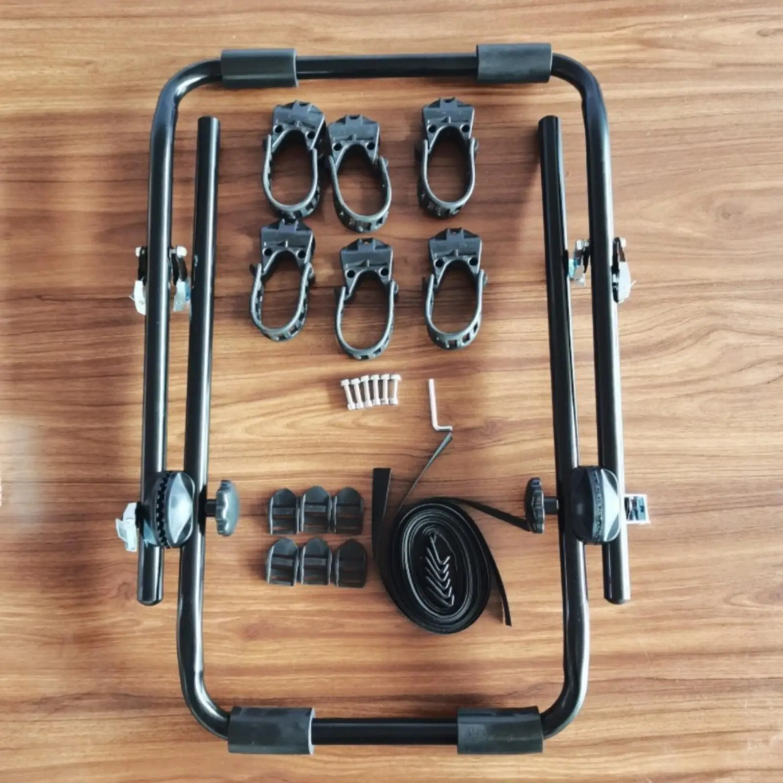 Cylindrical Car Bike Rack with Cradles Padded Hanging Bike Rack Secure Sturdy