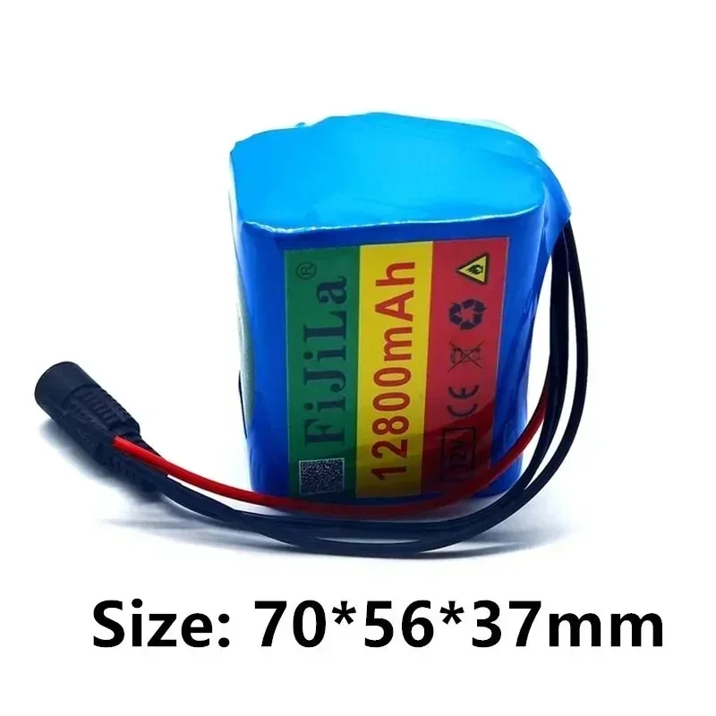 New 3S2P 12V 12800mAh 18650 Lithium-ion Rechargeable Battery with Bms Lithium Battery Protection Board and 12.6V Charger