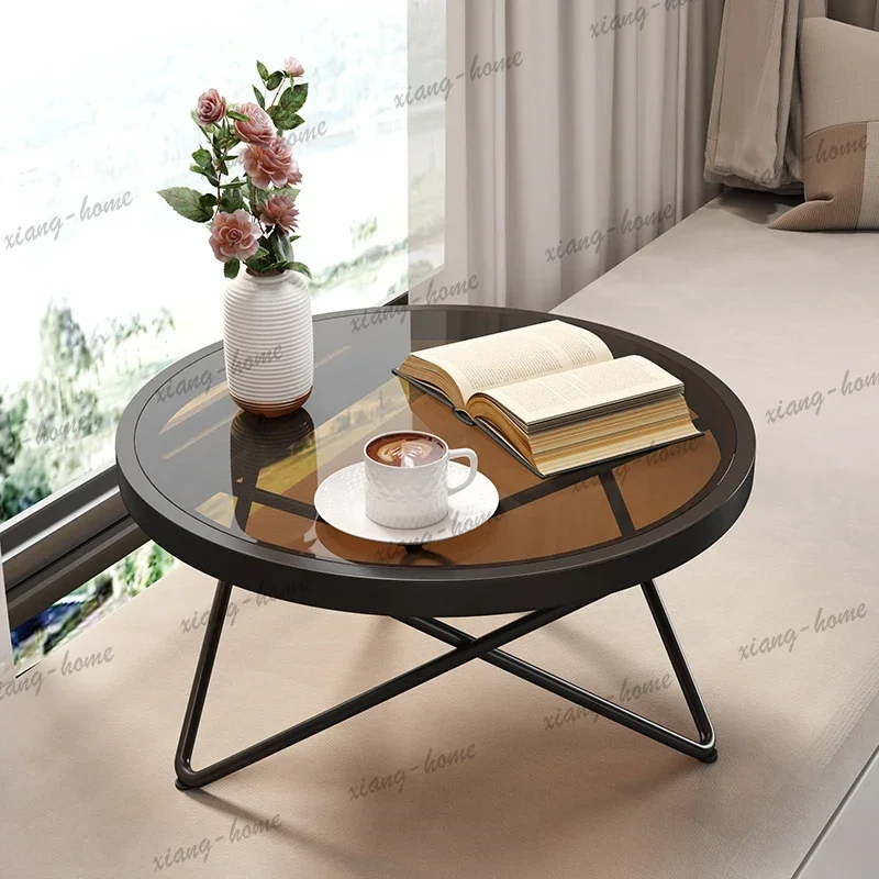 ljy Living Room Furniture Coffee Tables Leisure Tea Windowsill Homestay Coffee Tables Low Metal Furniture Table Basse MH40CJ