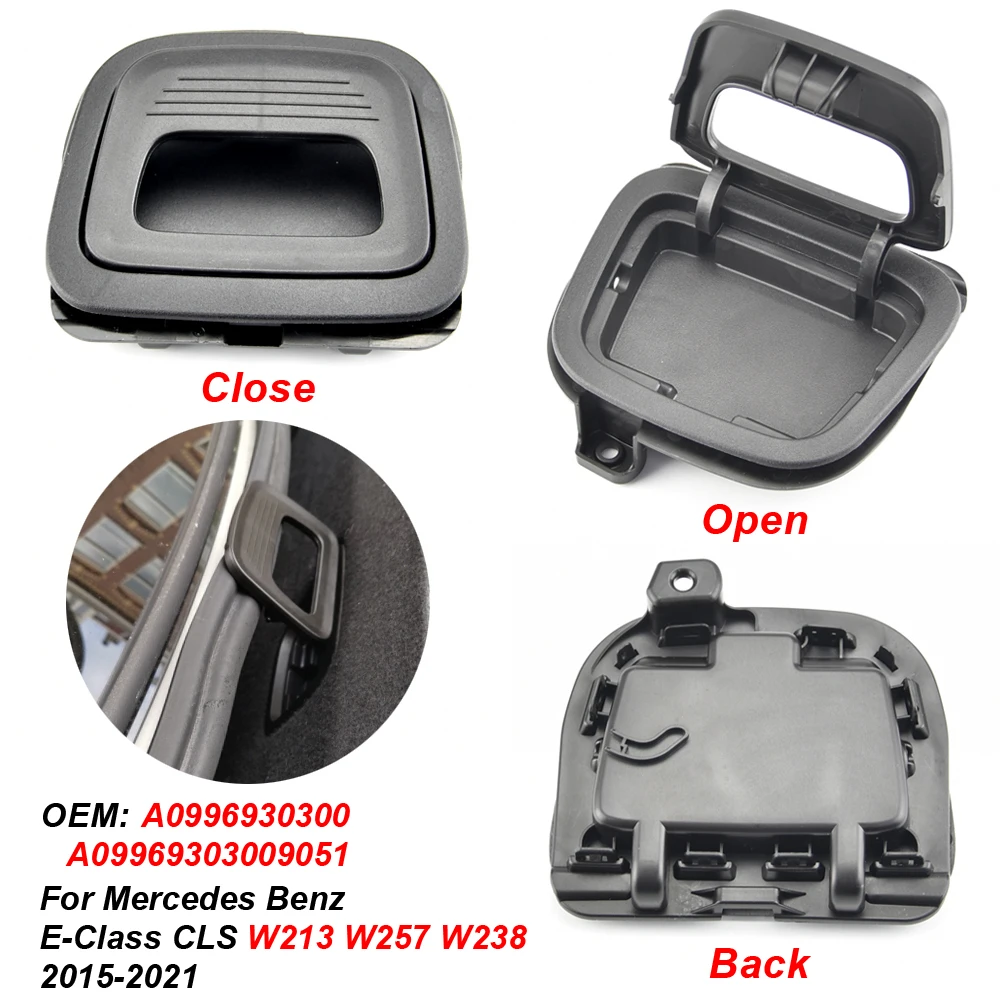 

For Mercedes Benz E-Class CLS W213 W257 W238 2015-2021 A09969303009051 Rear Luggage Trunk Mat Floor Carpet Handle Cover