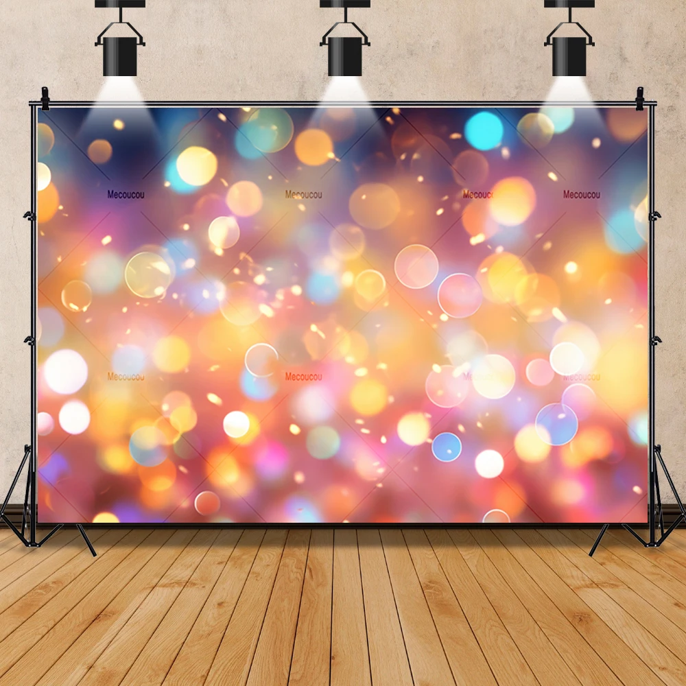 Vinyl Backdrop with Glitter and Glitter Bokeh Photo Background Hearty Shimmer Sparkle Baby Photo Props Party Banner Decorate