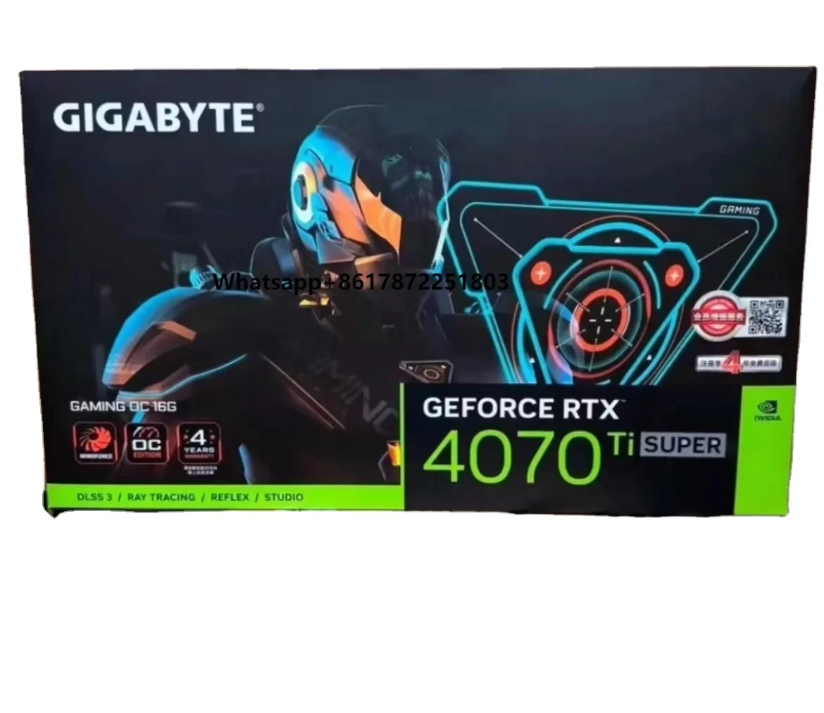 New Graphics Card 40 Series 4060 4060ti 4070 Super 4070Ti SUPER 4080 4090 GDDR6X 256bit  Gpu Gaming Graphics Card