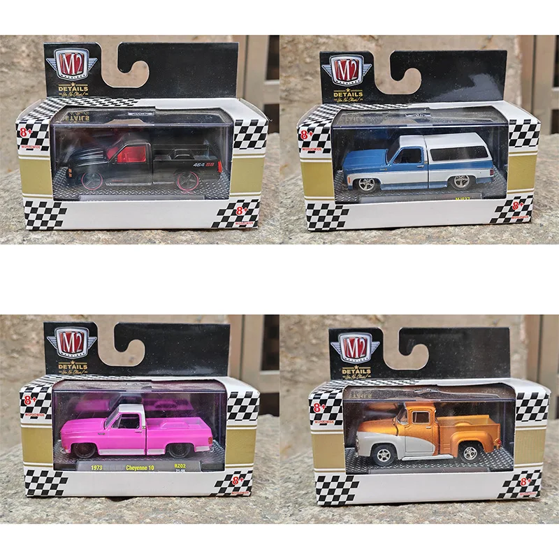 M2 1:64 Pickup Truck Series Alloy Die Casting Model Collect Ornaments