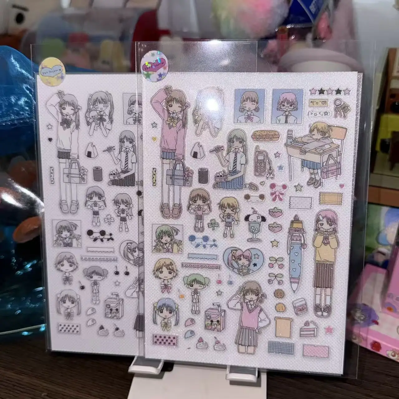 

My new semester's cute waterproof stickers