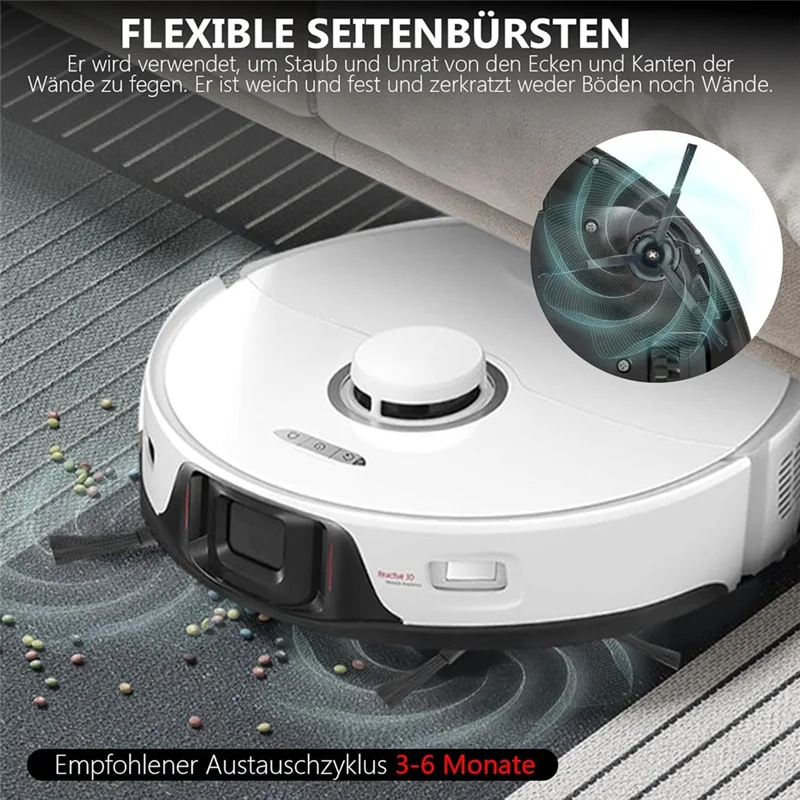 Acessórios para roborock s8/s8 +/s8 plus/s8 pro ultra robô aspirador de pó escova lateral principal filtro hepa pano mop