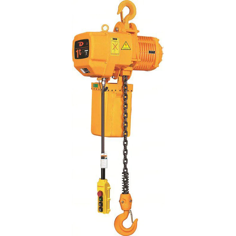 l Construction Swing Stage Hoist for Retail and Hotels Industries New 6 Ton Electric Chain Hoist Crane Hoist with Hook Stee