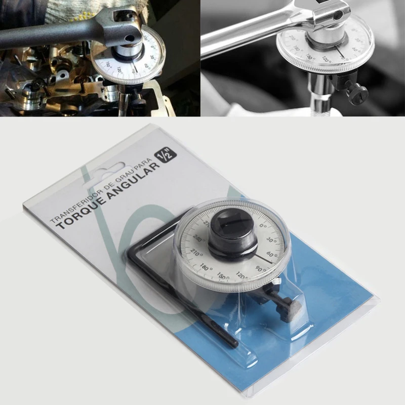 

Новый автомобильный динамометрический ключ с циферблатом, ручной инструмент для автосервиса в гараже, калиброванный в градусах