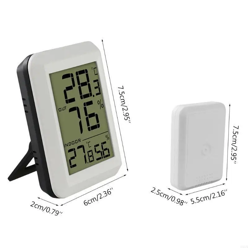 H58B Thermomètre numérique Hygromètre Hygromètre Température Humidité Metter LCD Affichage