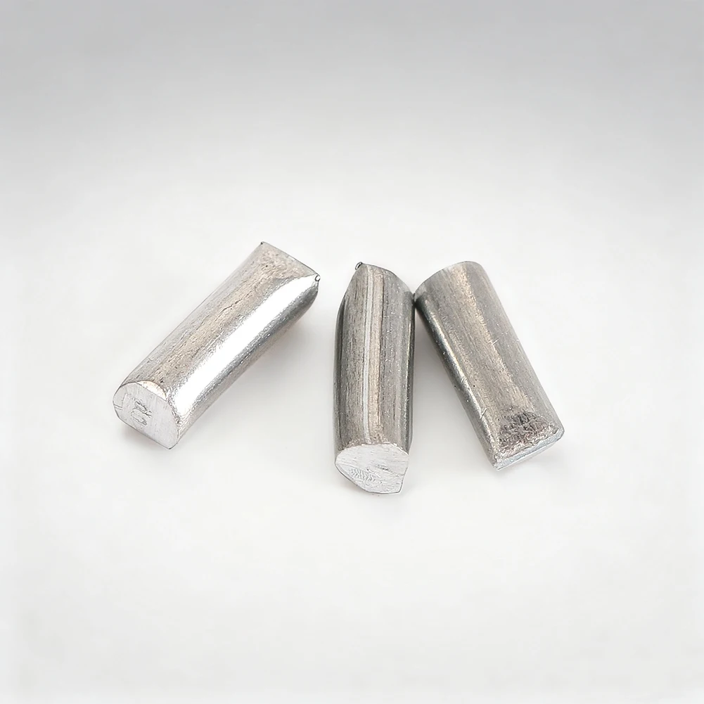 2 قطعة معدن الزنك النقي الأنود الخام بيليه قطاع عنصر جمع عينة DIY بها بنفسك صب ذوبان العلوم تجربة مادة البحث #5