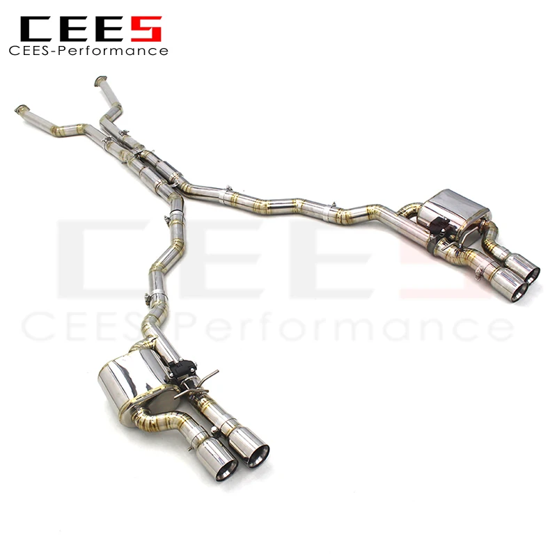 CEES Catback Exhaust System for BMWM5 E60 M6 E63 V10 5.0L 2006-2010 Valvetronic Car Exhaust Pipe Muffler Titanium Muffler