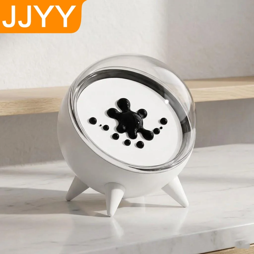 Magnetic Fluid Music Lamp Sound Reactive Visualizer LED Mood Light for Rhythm Lighting Desktop Decor Reading Companion