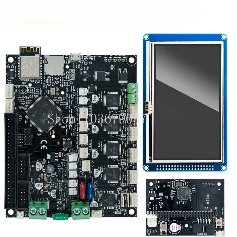 Makerbase MKS Duet2 WiFi printer 3D motherboard duex5 layar 4,3 7,0 inci