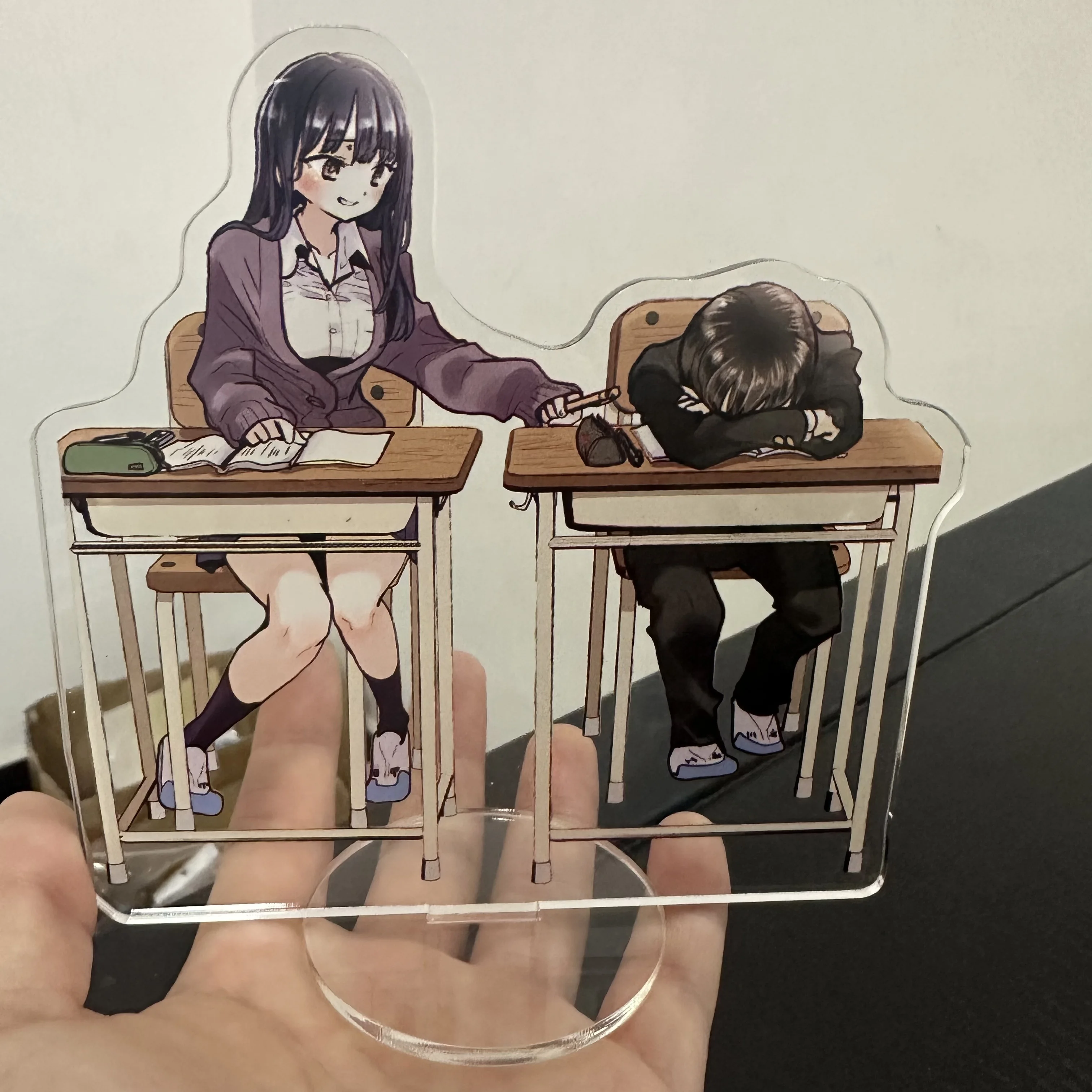 15CM Anime The Dangers In My Heart Figures Yamada Anna Cosplay Acrylic Stand Model Plate Desk Decor Standing Sign Props