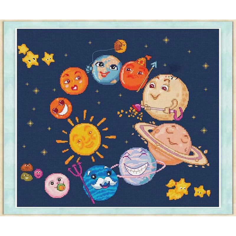 Image of 10541 Kreuzstich-Sets für Stickerei, Kreuzstich-Komplettset, Stich-Kreuzstich-Set, Nadelkunst & Basteln
