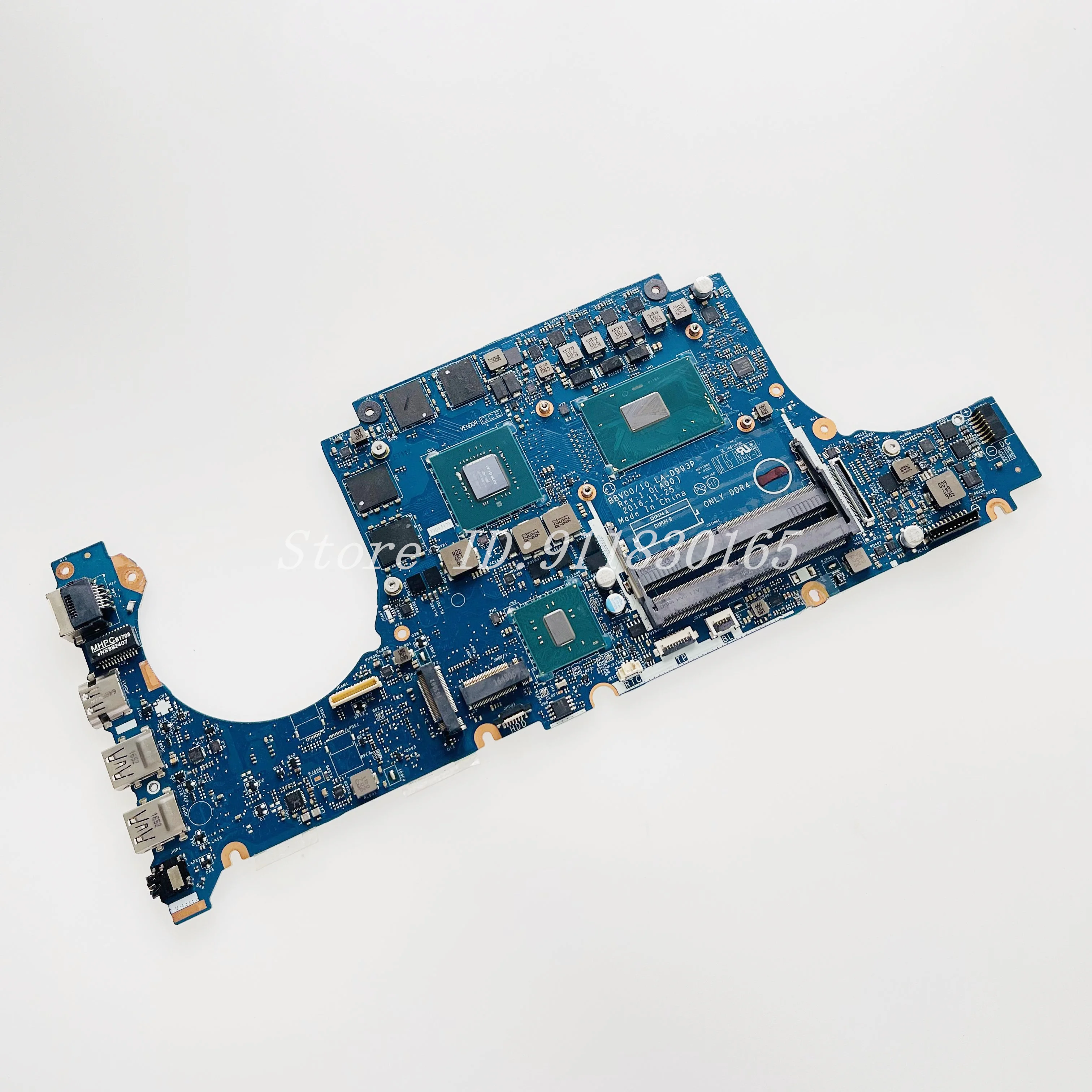 BBV00/10 LA-D993P For Dell Inspiron 15 7567 7467 P65F Laptop