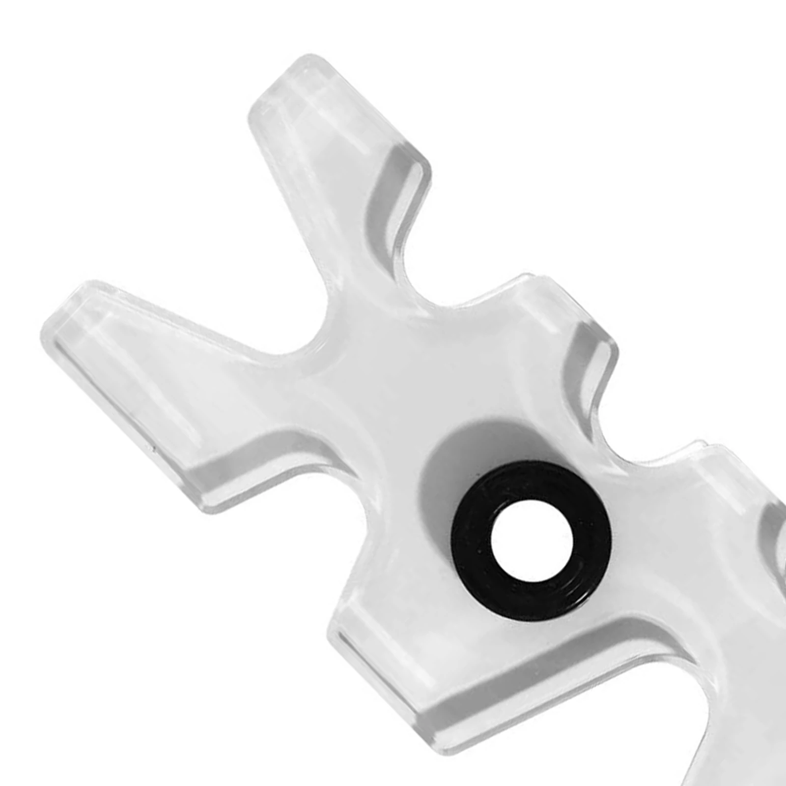 Stecca da biliardo Cremagliera a forma di corna Acrilico Snooker Stecca da biliardo Ponte Testa Portatile scorrevole Club Rack Occhiello in gomma Biliardo