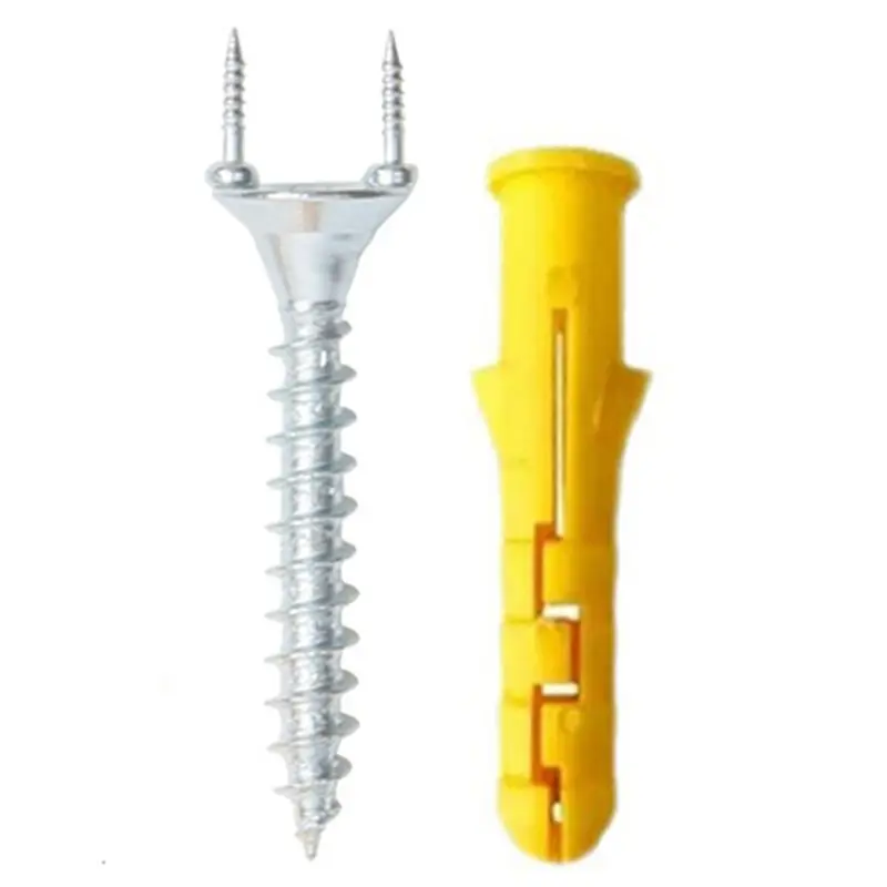 ABSS-100PCS Seamless Nails Double-Headed Screw Solid Wood Baseboard Seamless Nails Foot Line Special Nails Security Screws