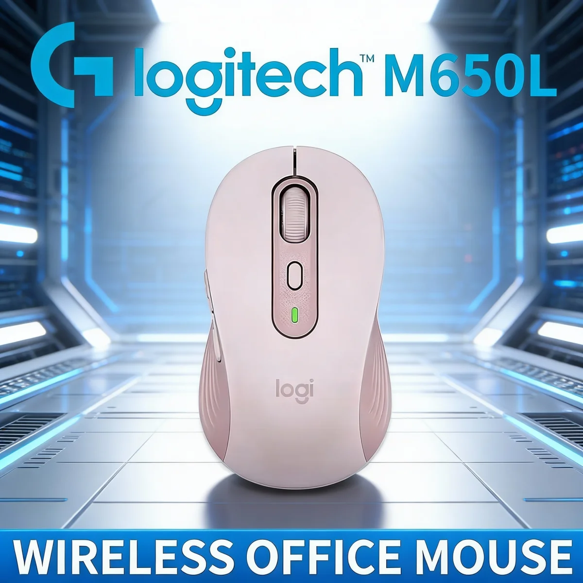 

Беспроводная Bluetooth-мышь LogitechM650LSilent, подходит для офиса и библиотеки, удобная ручка, Plug and PlayAnti slipMK270