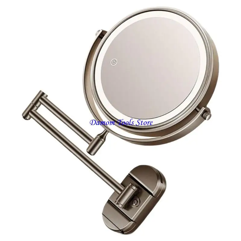 57BE Flexible Wall Mount Mirror With Magnification and Long Time Use Battery