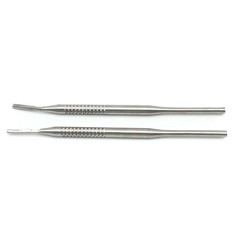 Labs Handle Straight Head and Elbow Blade Handle Lab Oral Tool Stainless Steel High Quality Tools s