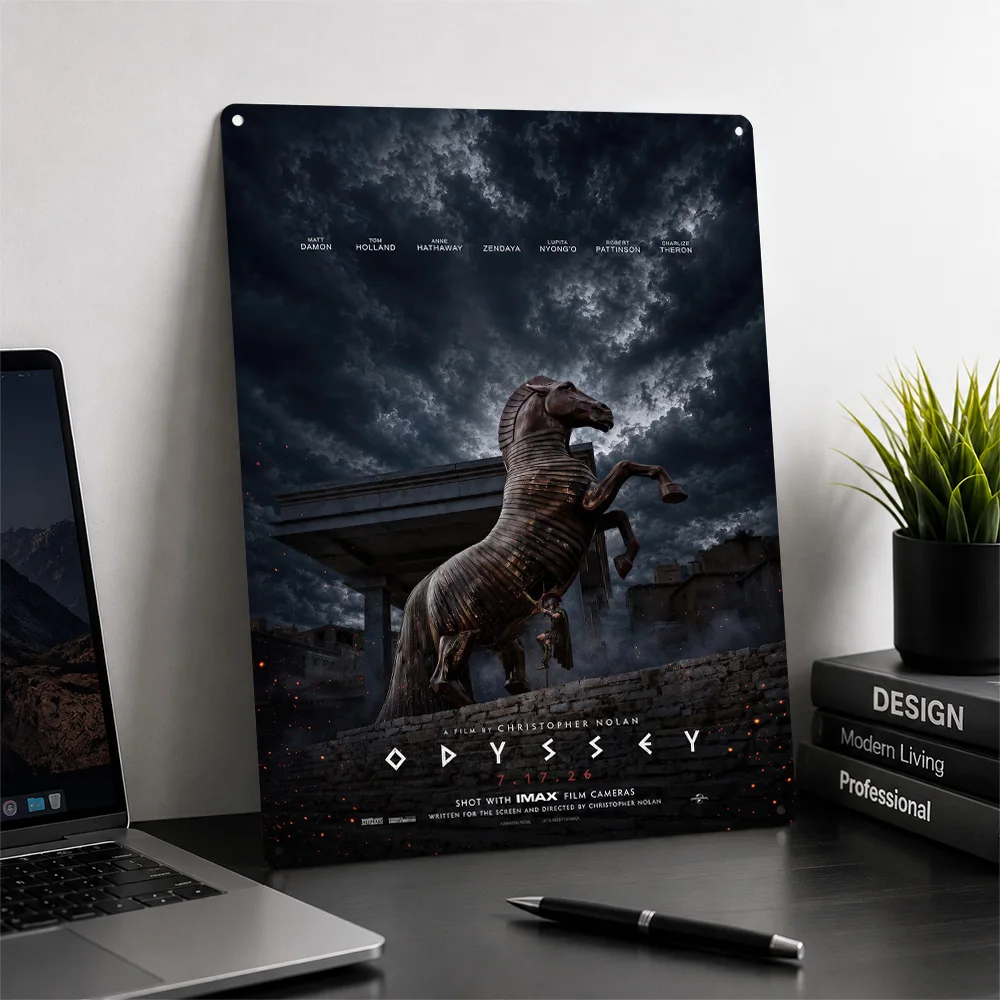 Odyssey Movie Concept Metal Poster Perfect Gift for Fans Lovers Customized Wall Art Metal Sign for Bar Accessories Wand Deko