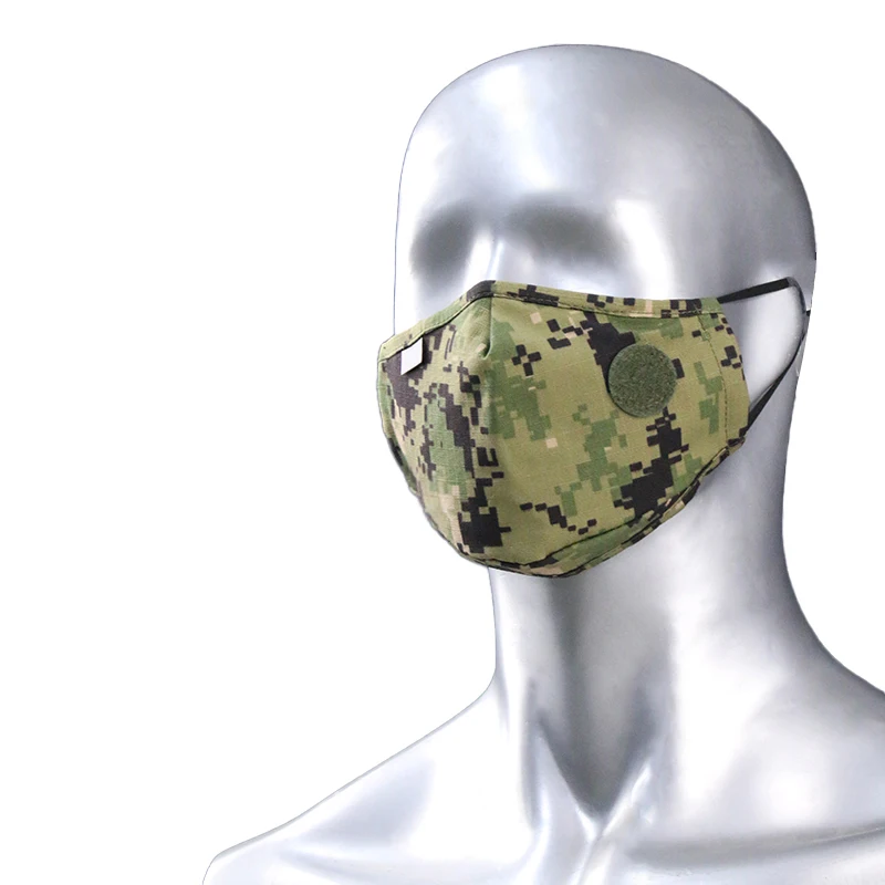 قناع شتوي تكتيكي مموه مخصص، أغطية وجه قابلة للغسل، معدات عسكرية خارجية للرجال، قناع صيد مموه #2
