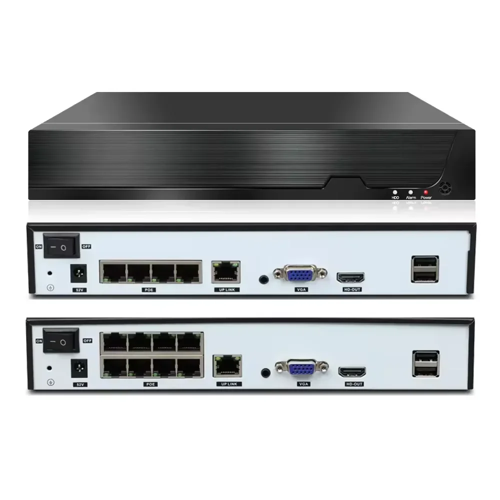 

24CH 4K 8MP POE NVR Kit with 24pcs 8MP Bullet Xmeye Metal IP Cameras 8MP POE CCTV Security Network Camera Network Video Recorder