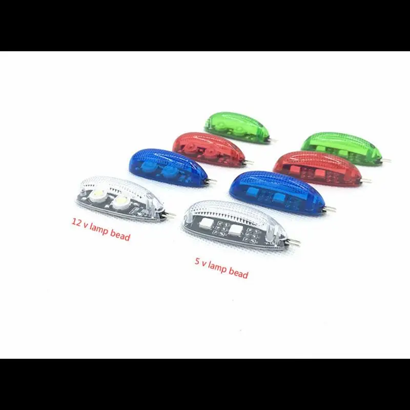 RC Drone 3W 5V/12V Rosso/Verde/Bianco/Blu Luce notturna di navigazione intelligente con kit cavi Pezzo di ricambio per RC Racing Drone FPV