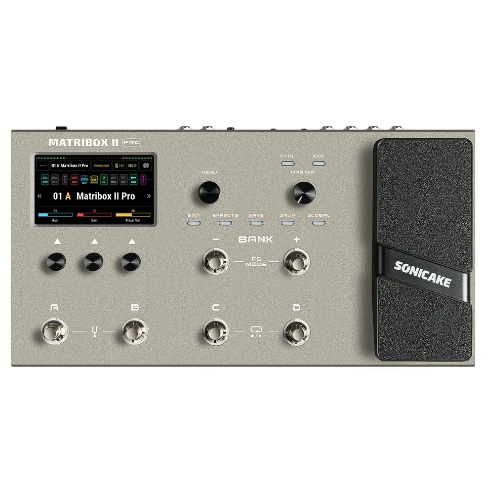 SONICAKE Matribox II Pro 4.3“ colorful touch screen Guitar Bass