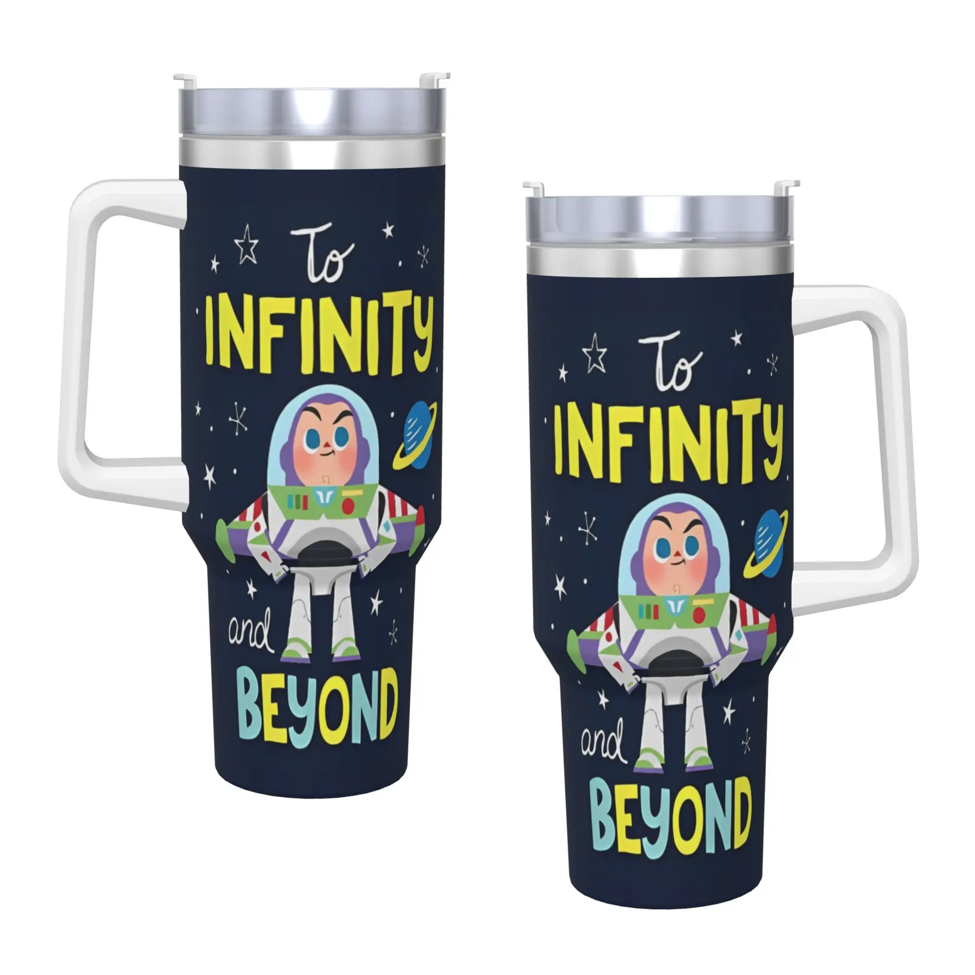 

Stainless Steel Tumbler Buzz Lightyear Coffee Mug Toy Story Insulated Cold Drink Car Mugs Travel Design Water Bottle