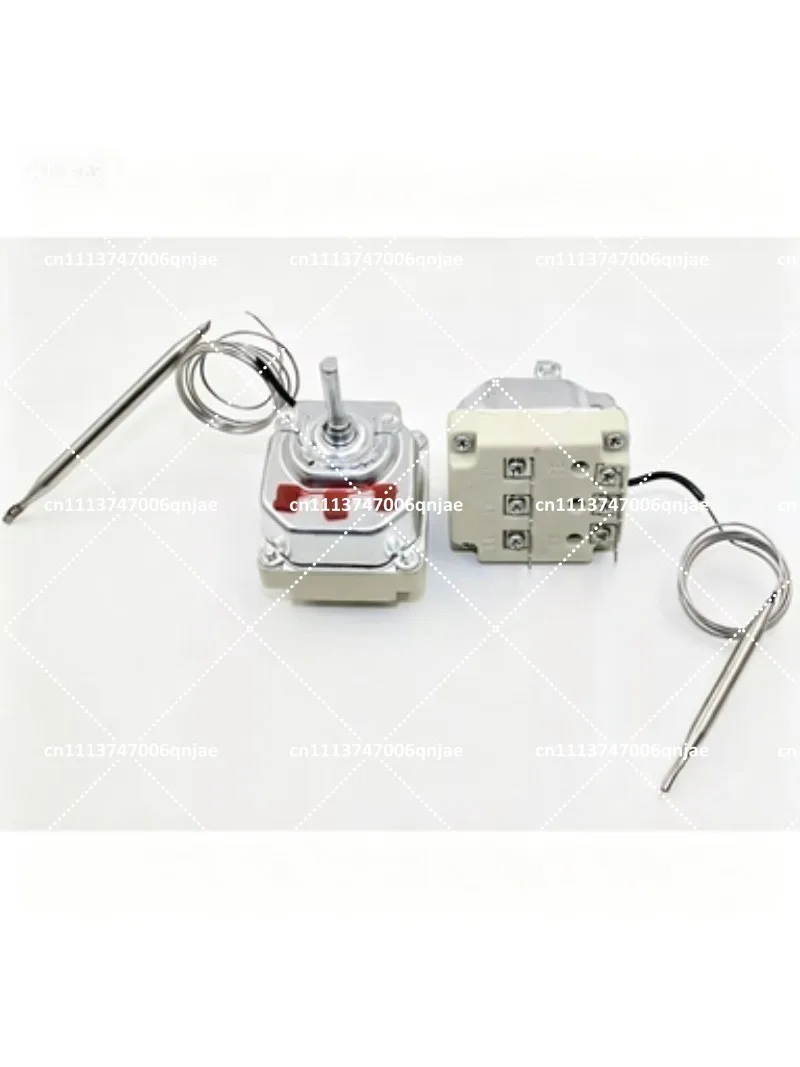 1PC 6Pin 3Phase 380V 16A 0.7M Wire 25A 2M 30-110C 50-300C Adjustable Knob Probe Temperature Controller Capillary Thermostat Swit