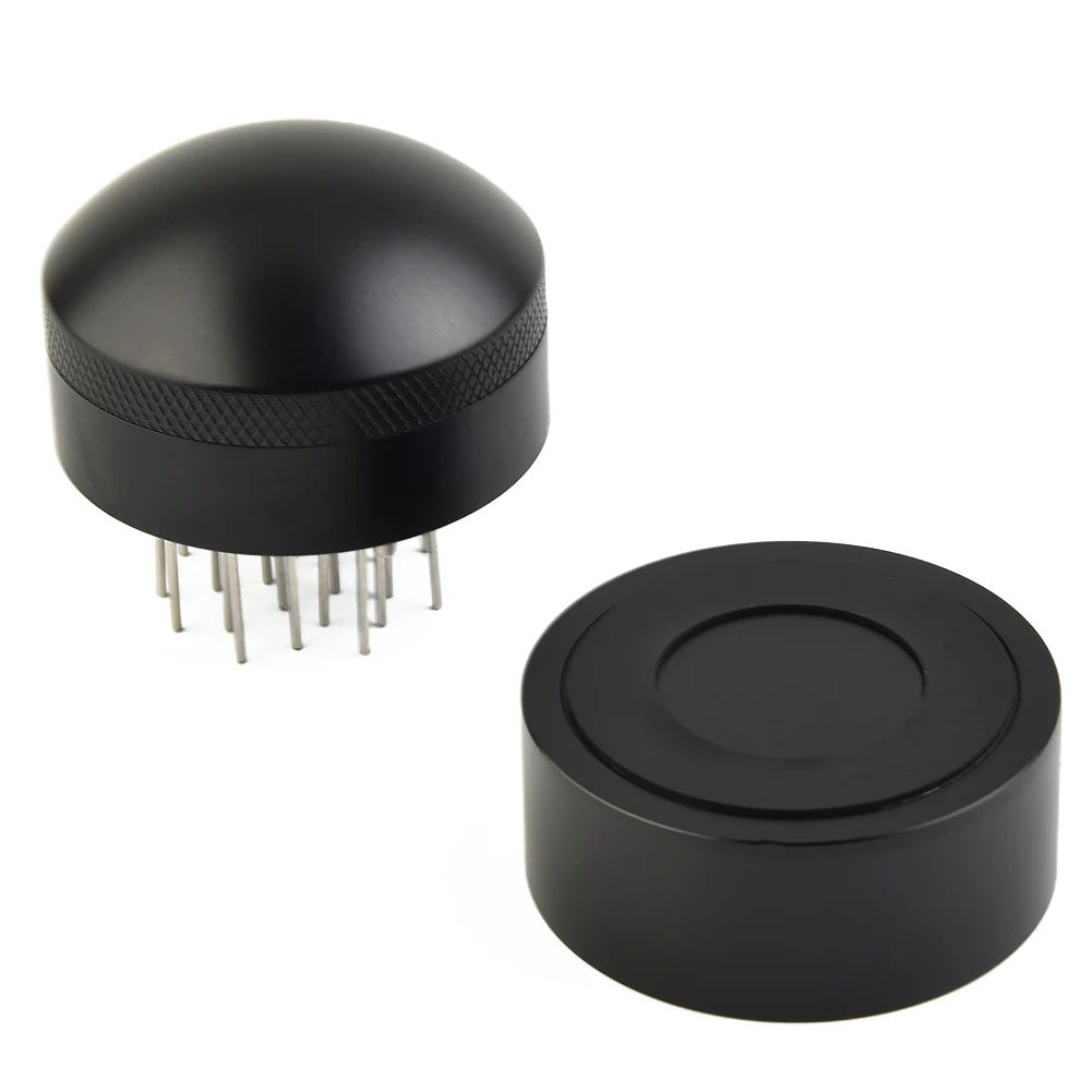 Coffee Distributor Coffee Needle Tamper 19-pin Adjustable Bar Baristal Powder Black Cafe Supplies Kitchen  Coffee