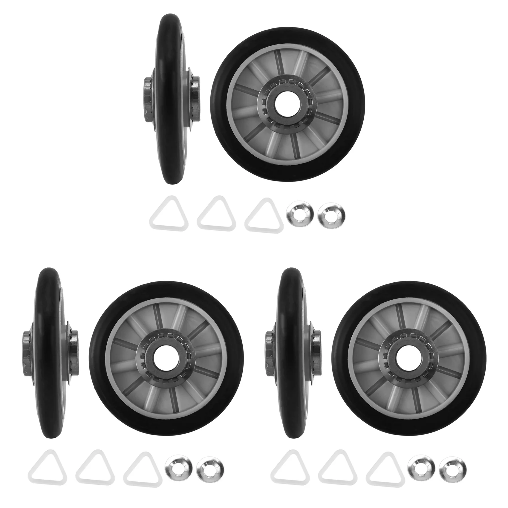 BHTS-6PCS 349241T Dryer Drum Roller Kit For Whirlpool Kenmore Sears