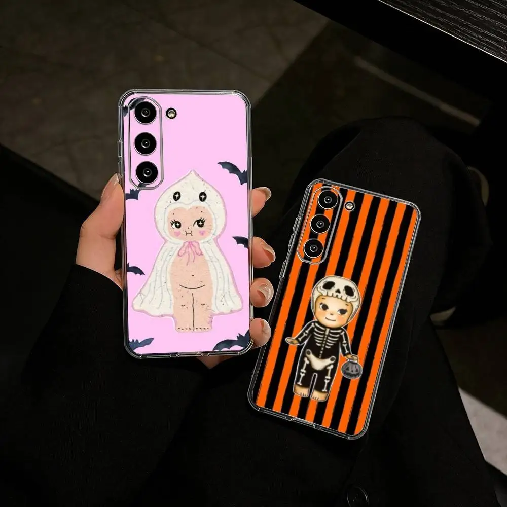 Halloween Kewpie Cute Angel Baby Phone Case For Samsung Galaxy A91,80,73,72 ,71,53,52,32 ,31,22,21s,20,Transparent Case