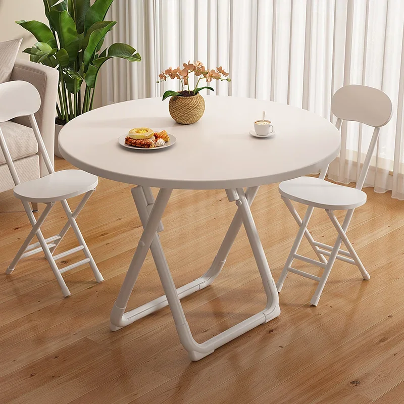 

dining table, household small unit, simple round , balcony, dining square portable stall