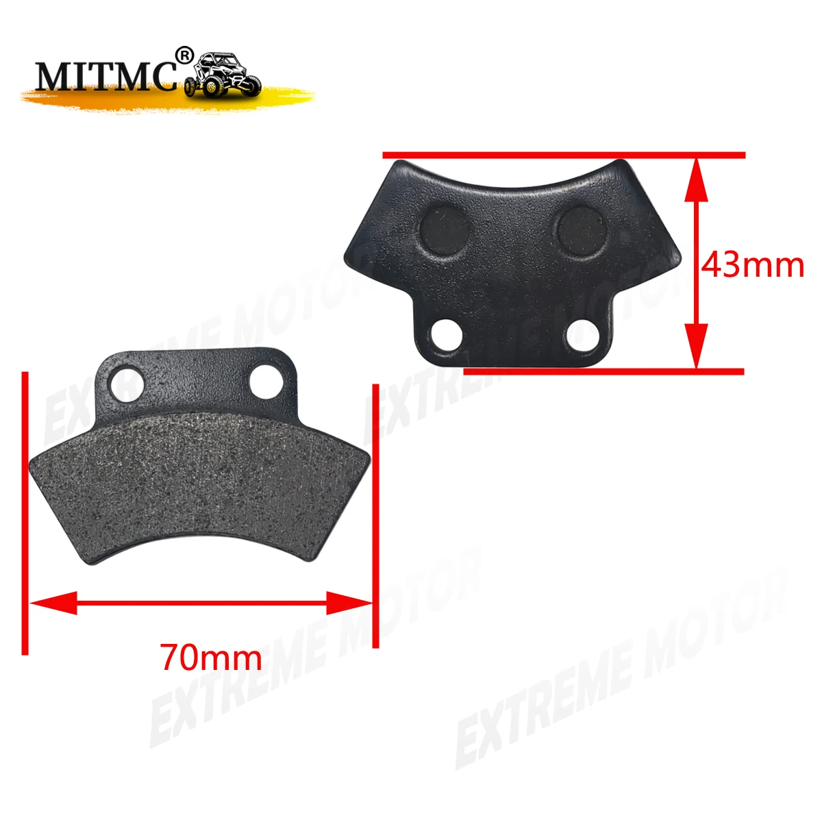 Parking Caliper Brake Pad for CF CF500 X5 UFORCE 500 U5 CF600 U6 CF625 X6 GOES500 9010-080322 7000-082130 Goes 9010 CD-F136