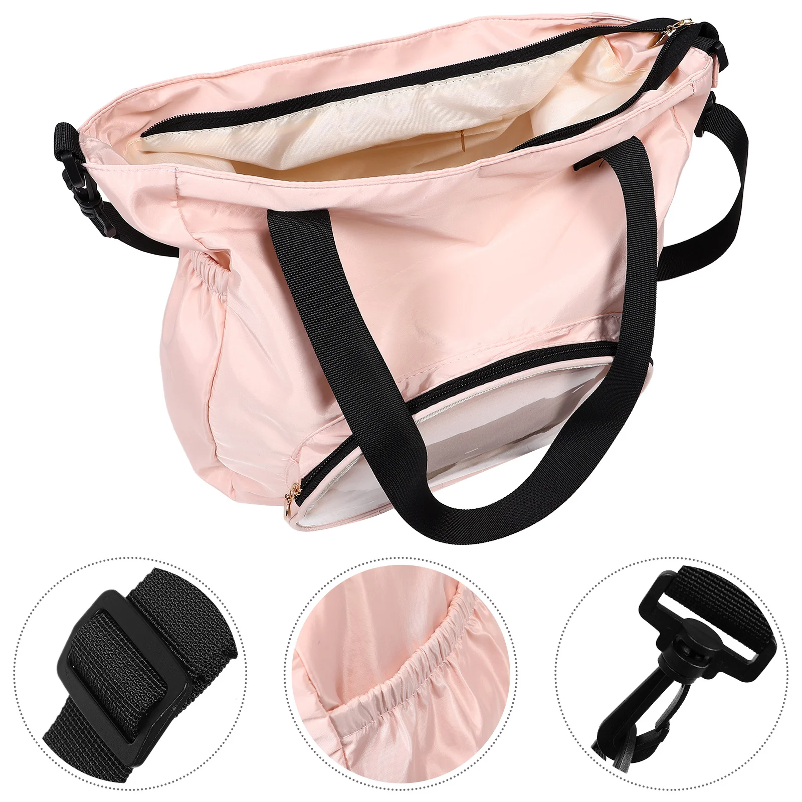 

Large Capacity Mommy Diaper Tote Travel Bag Multifunctional Handheld Crossbody Shoulder Bag Portable Kids Diaper Messenger