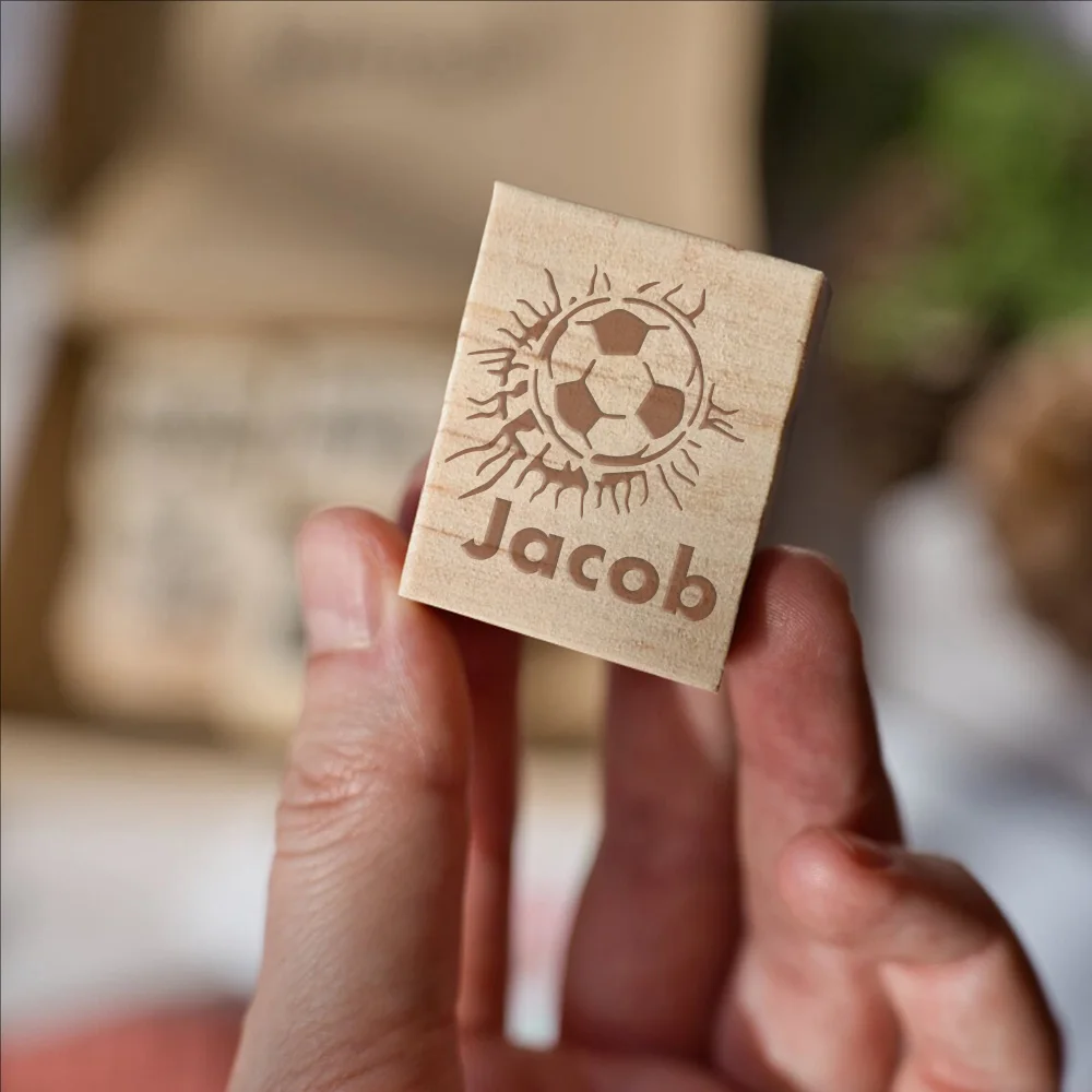 1PC Diy Customized Name Wooden Seal  Office Supplies Customized Name Wooden Stamp Provide Convenience for Perfecting Your Own Pr