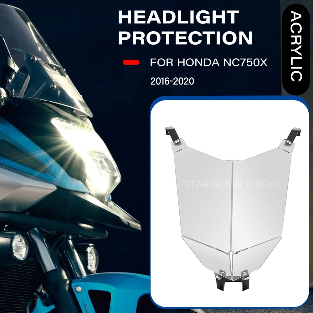 

Motorcycle Acrylic Headlight Protector Light Cover Protective Guard For Honda NC750X NC 750 X 2016 2017 2018 2019 2020 NC750X