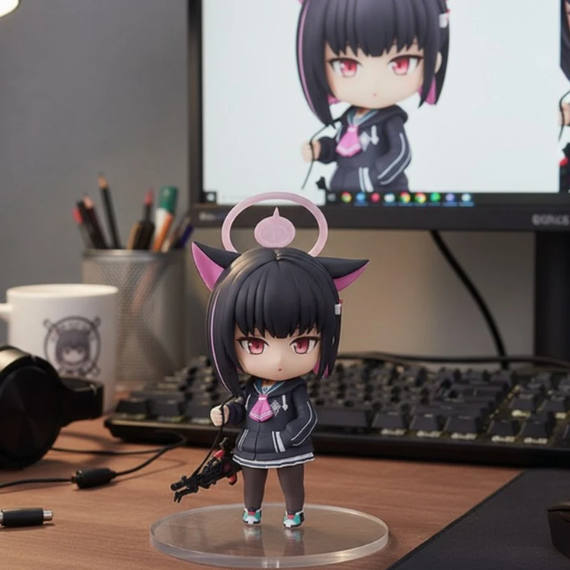 

4''/10cm #2492 Kawaii Kazusa Action Figure PVC Material Collectible Anime Plastic Model Doll Toy Desktop Decoration Boy's Gift