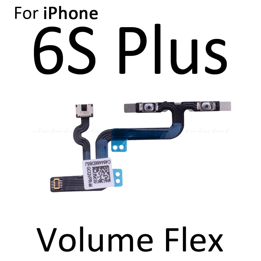 Power On Off Button Volume Switch Key Control Flex Cable Ribbon For iPhone 6 6S Plus 4 4S 5 5S 5C SE 2016 Repair Part