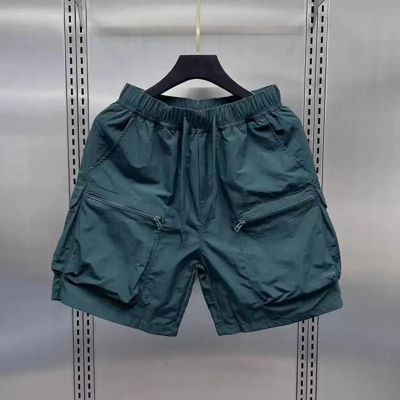 

Men's Retro Inspired Multi-Pocket Cargo Shorts for Summer Lightweight Loose Straight Leg Casual Outdoor Mid-Length Wear