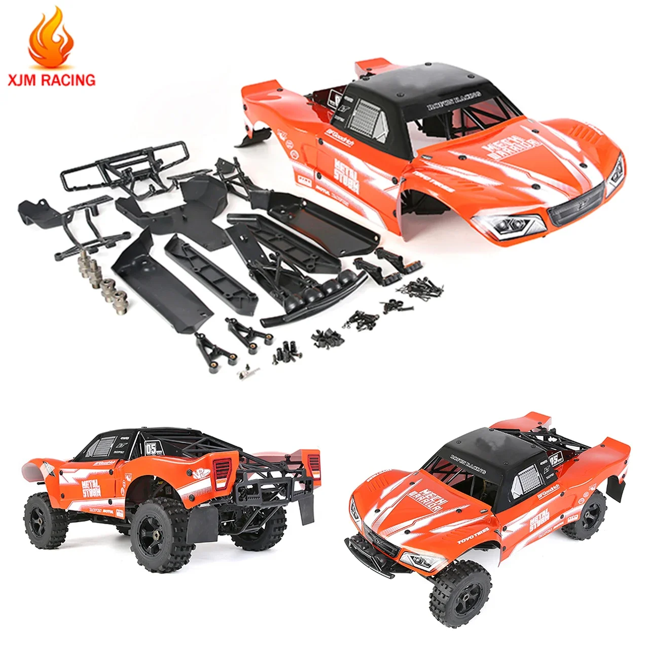 RC-車のボディシェルとフレームのアップグレードキット,1/5 hpi rofun用の変換キット,エンジン,Baja 5BからLT,トラック部品