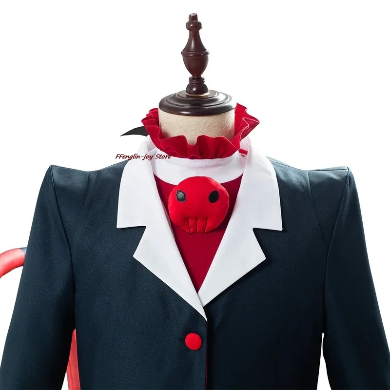 Anime Hazbin Cosplay Lucifer Hotel Charlie Morningstar Costume Vaggie Blitzo AD Angel Dust Cosplay Clothes Halloween Party Suit